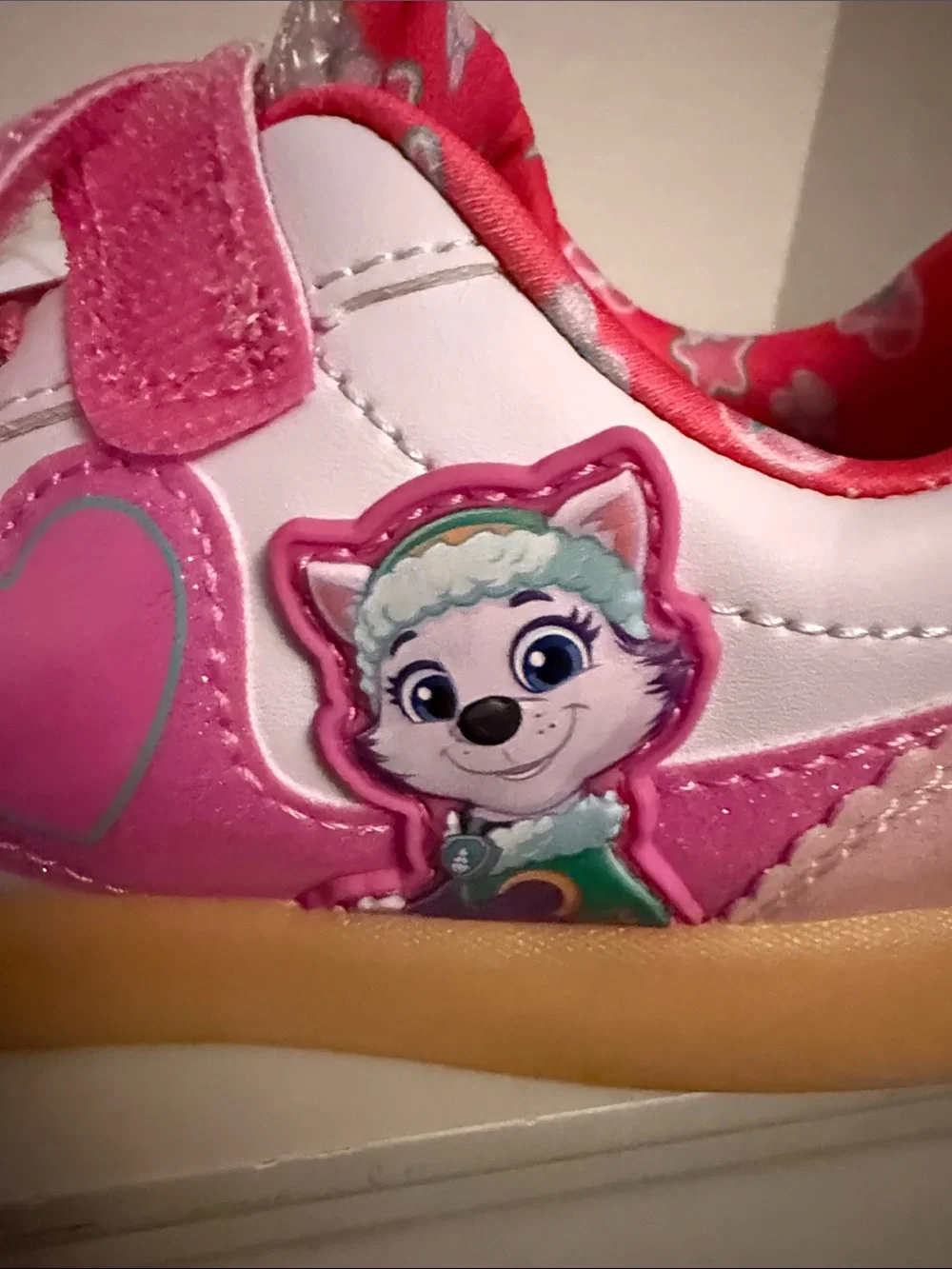 NEW! Paw Patrol Toddler Girls' Court Sneakers Size 12 Pink
